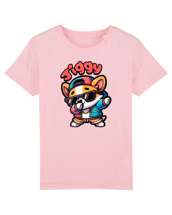 Dab Dance Corgi Jiggy în Stil Chibi Cotton Pink
