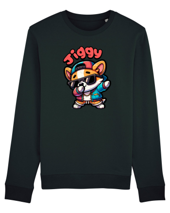 Dab Dance Corgi Jiggy în Stil Chibi Black