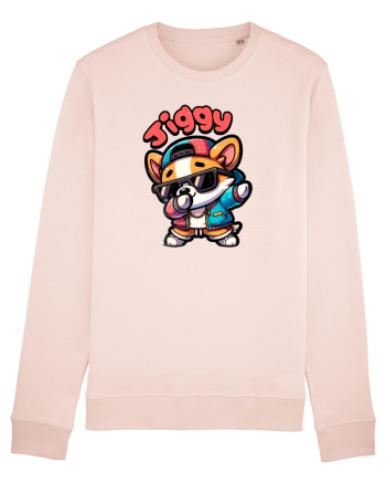 Dab Dance Corgi Jiggy în Stil Chibi Candy Pink
