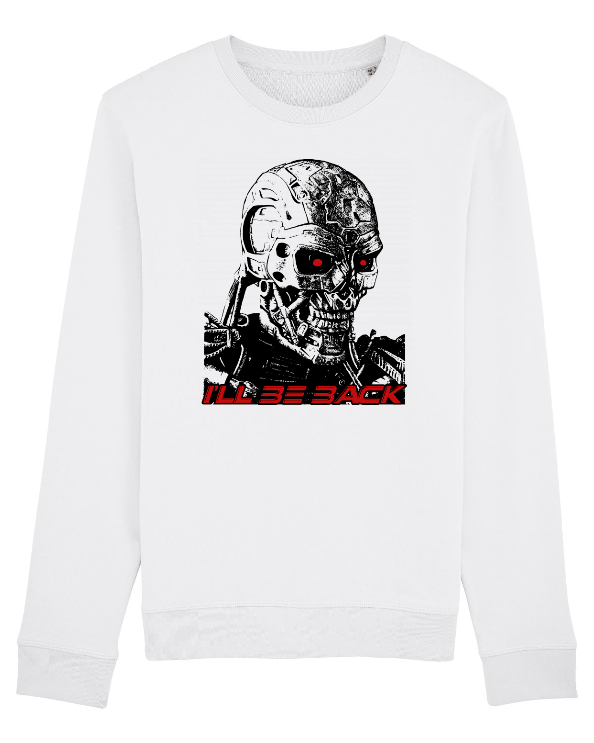Bluză mânecă lungă Unisex Rise White