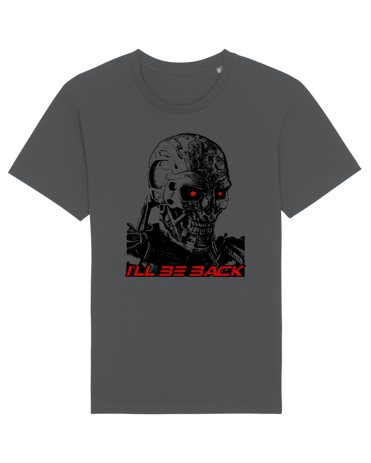 Tricou mânecă scurtă Unisex Rocker Anthracite