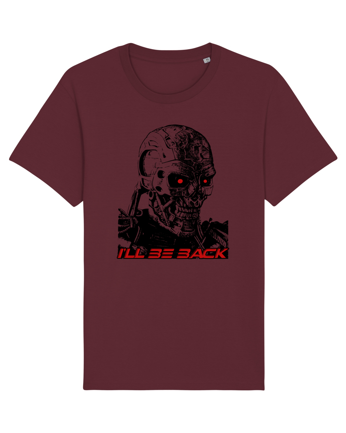 Tricou mânecă scurtă Unisex Rocker Burgundy