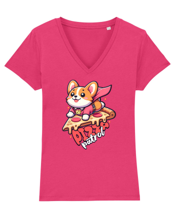 Corgi Amuzant Iubitor de Pizza Raspberry