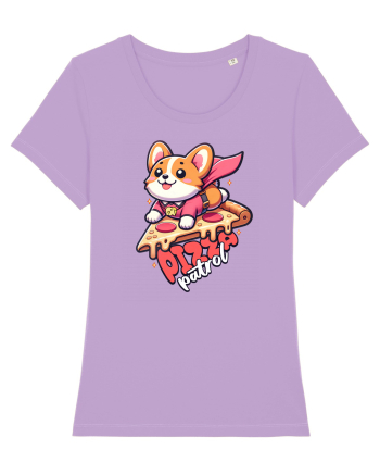 Corgi Amuzant Iubitor de Pizza Lavender Dawn