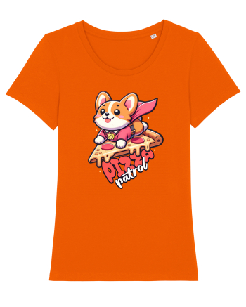 Corgi Amuzant Iubitor de Pizza Bright Orange