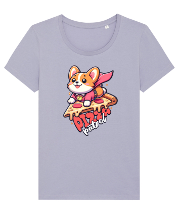 Corgi Amuzant Iubitor de Pizza Lavender