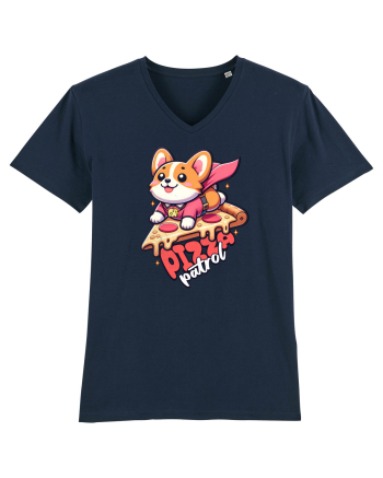 Corgi Amuzant Iubitor de Pizza French Navy