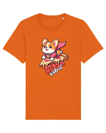 Corgi Amuzant Iubitor de Pizza Bright Orange