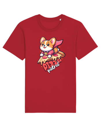 Corgi Amuzant Iubitor de Pizza Red