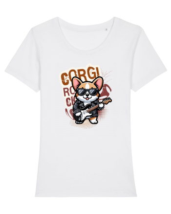 Corgi Amuzant Rocker White