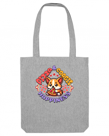 Corgi Mâncând Pizza Heather Grey