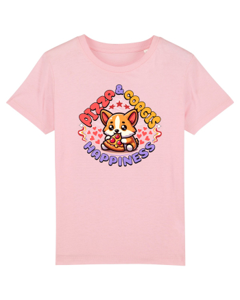 Corgi Mâncând Pizza Cotton Pink