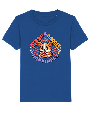 Corgi Mâncând Pizza Majorelle Blue
