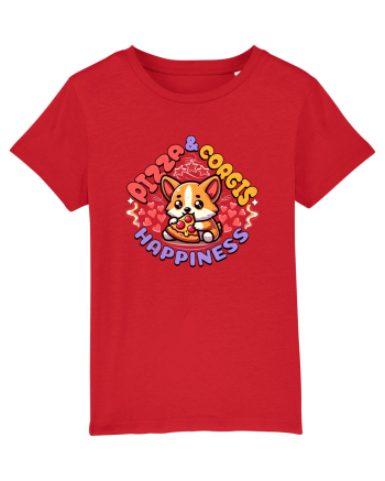 Corgi Mâncând Pizza Red