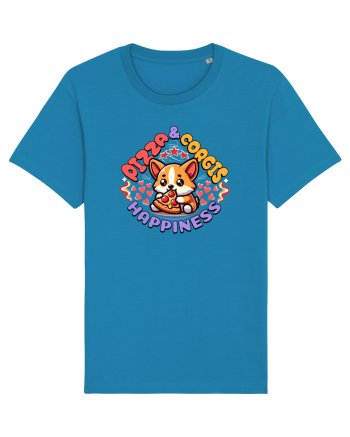 Corgi Mâncând Pizza Azur