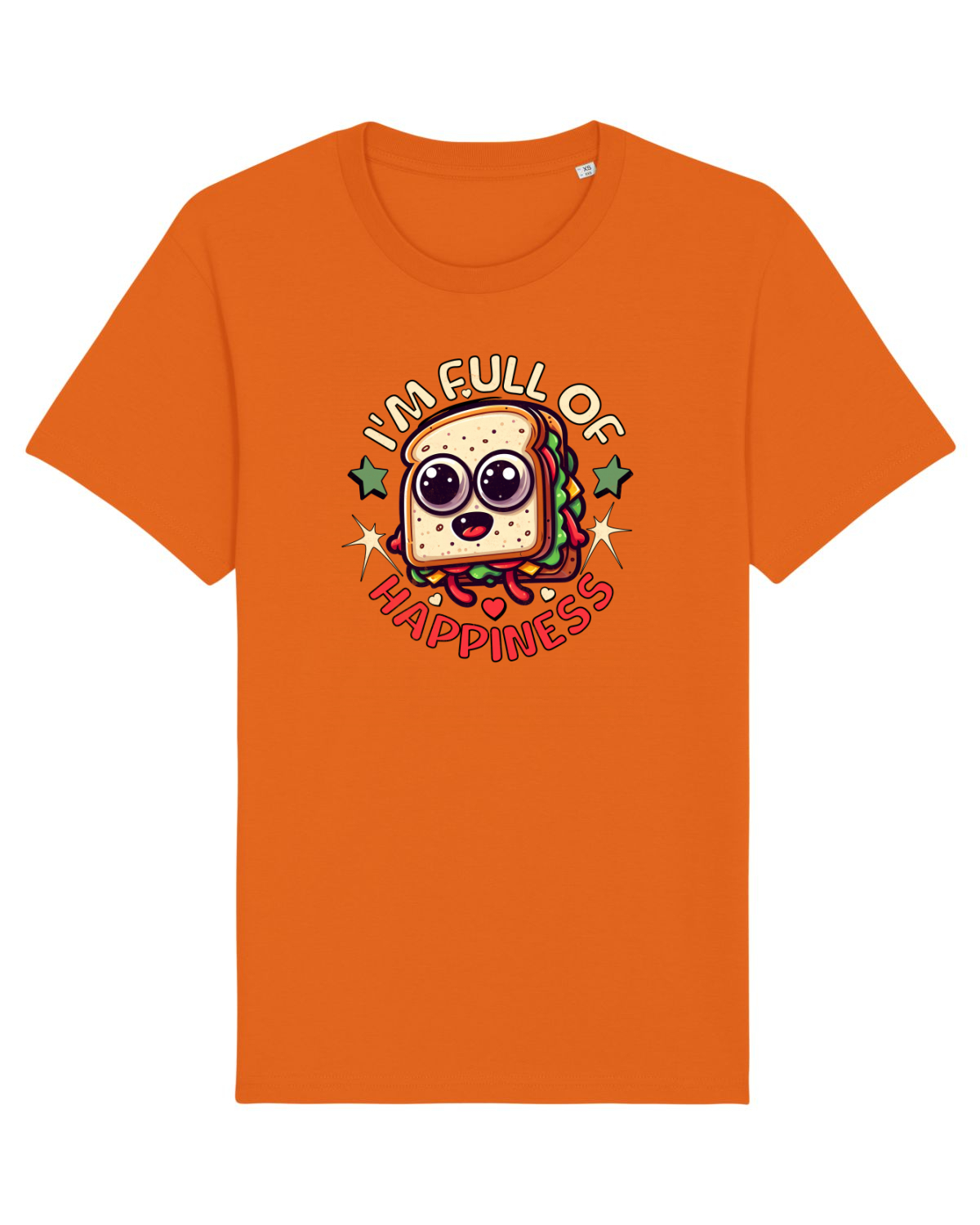 Tricou mânecă scurtă Unisex Rocker Bright Orange