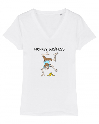 Monkey Business White