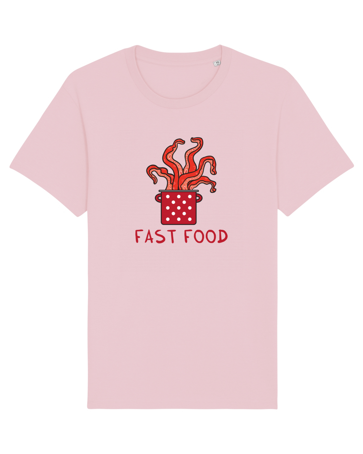Tricou mânecă scurtă Unisex Rocker Cotton Pink