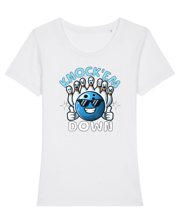 Bowling Amuzant Knock'em Down White