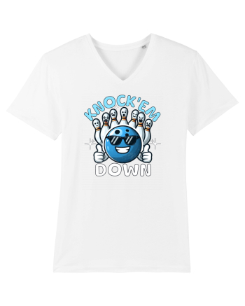 Bowling Amuzant Knock'em Down White