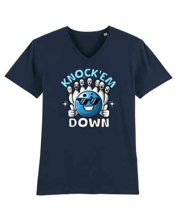 Bowling Amuzant Knock'em Down French Navy
