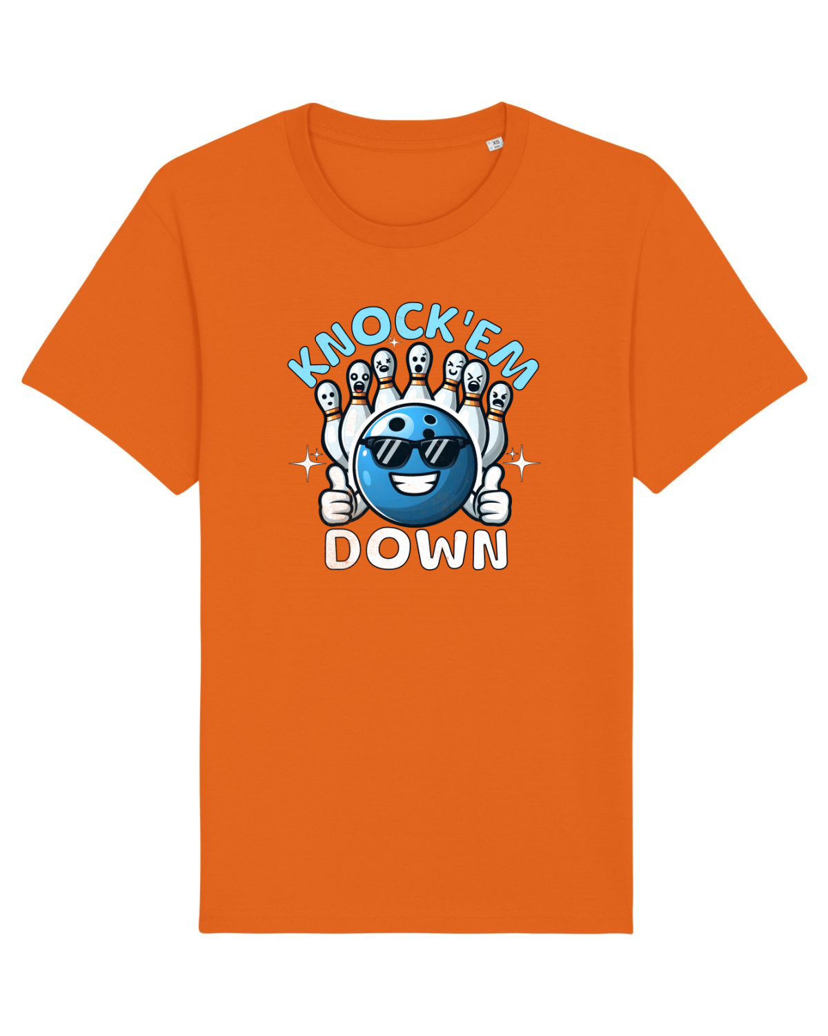 Tricou mânecă scurtă Unisex Rocker Bright Orange