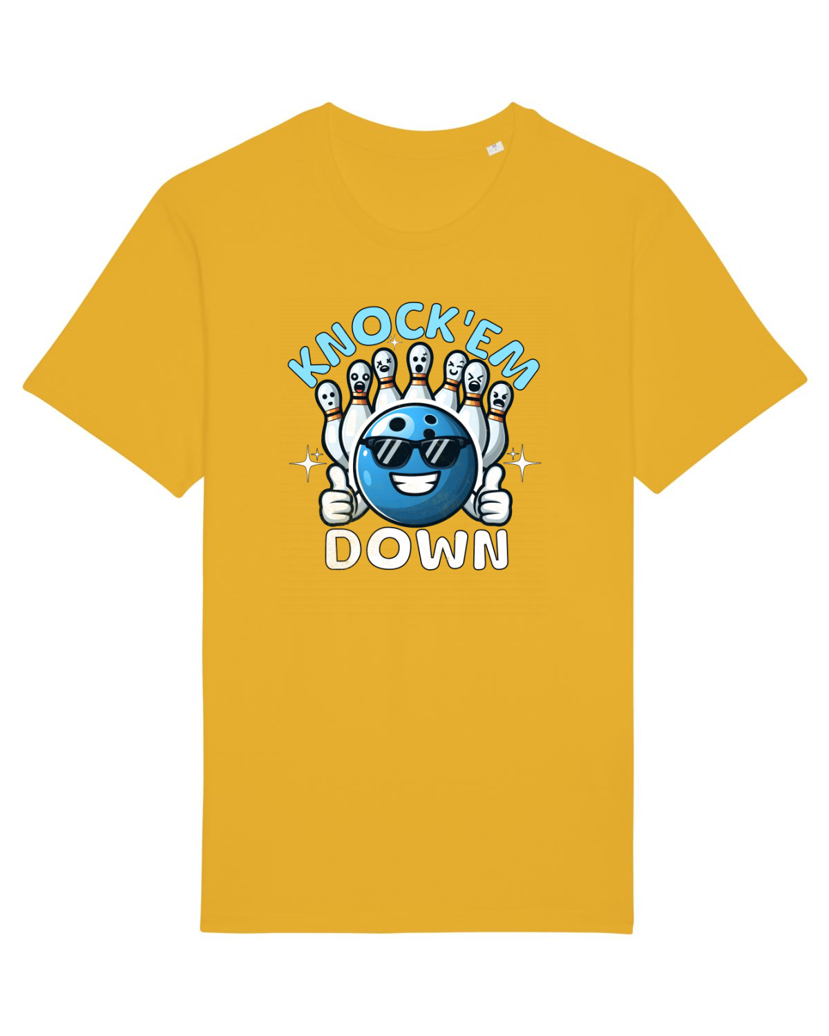 Tricou mânecă scurtă Unisex Rocker Spectra Yellow