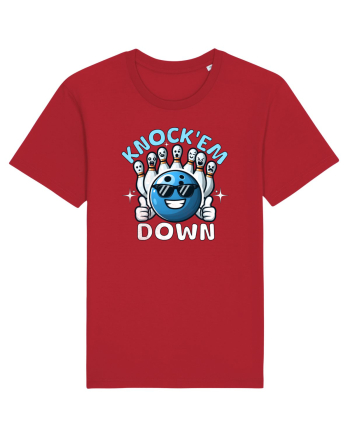 Bowling Amuzant Knock'em Down Red
