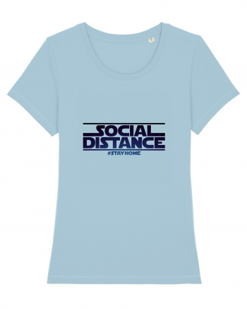 Social distance Sky Blue