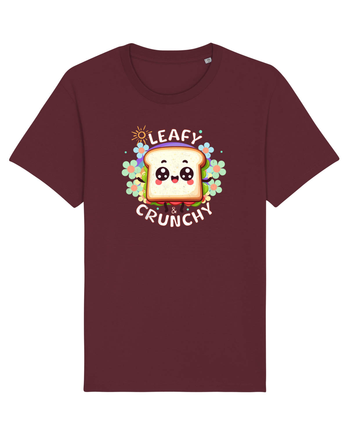 Tricou mânecă scurtă Unisex Rocker Burgundy