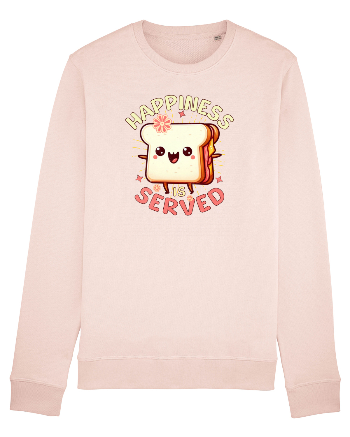 Bluză mânecă lungă Unisex Rise Candy Pink