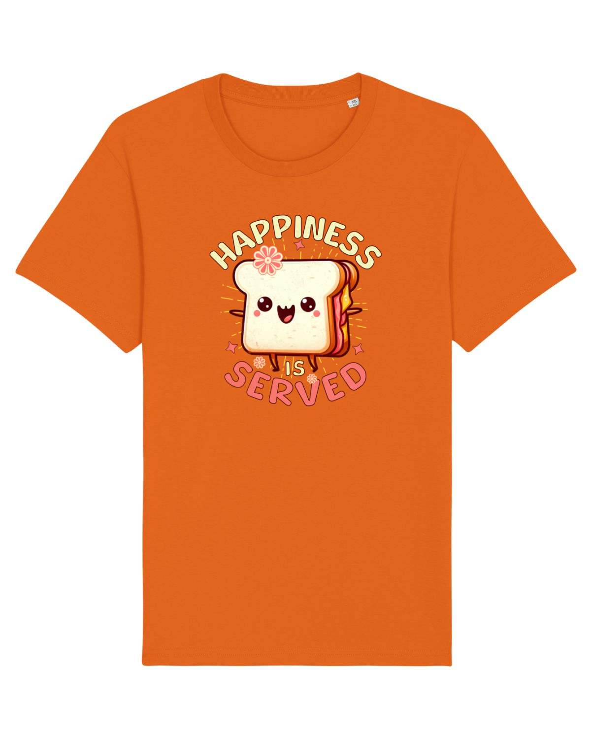Tricou mânecă scurtă Unisex Rocker Bright Orange