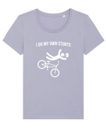 I do my own stunts Tricou mânecă scurtă guler larg fitted Damă Expresser