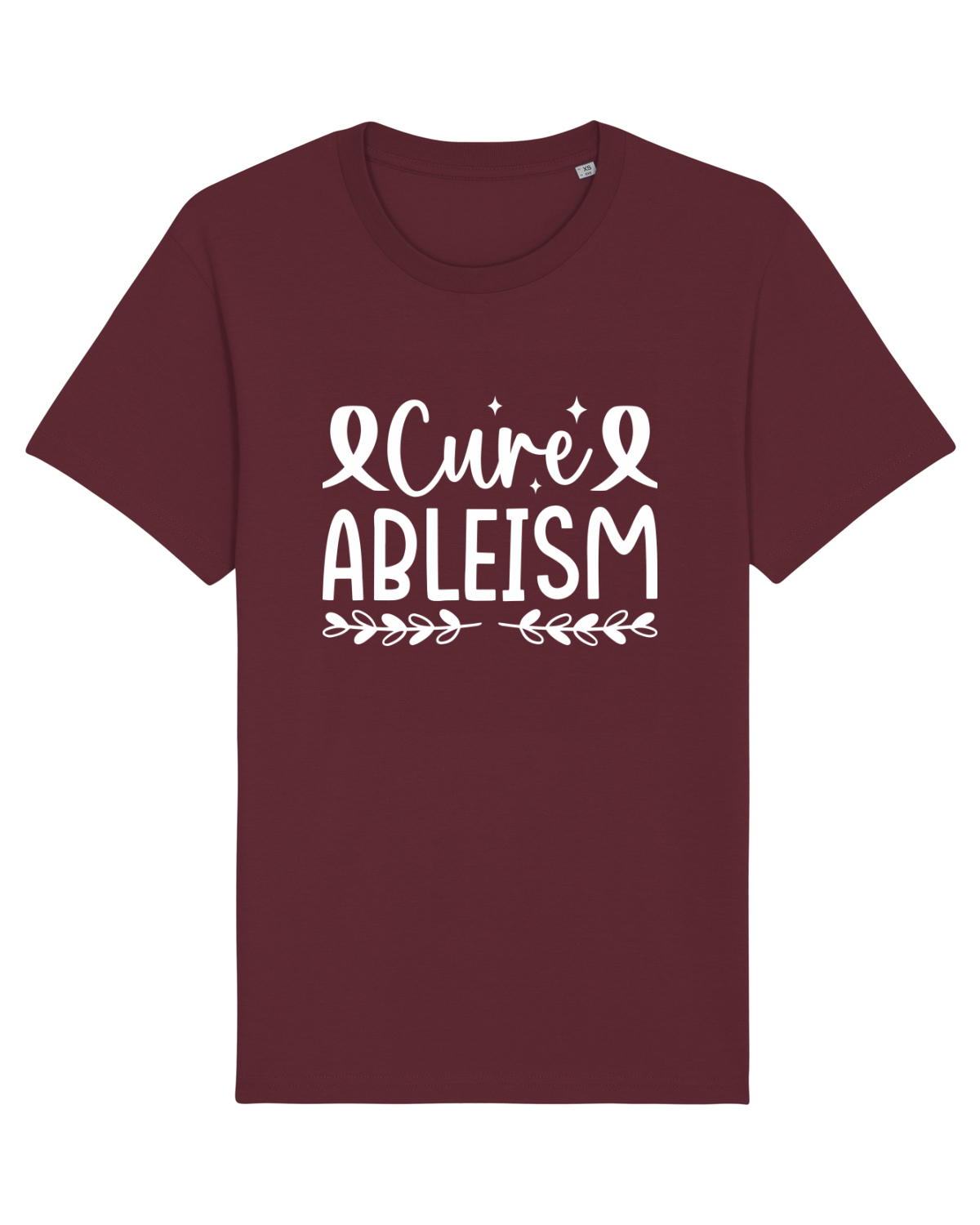 Tricou mânecă scurtă Unisex Rocker Burgundy