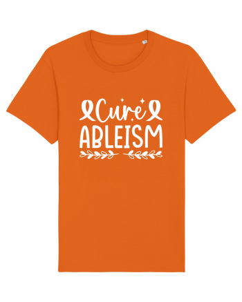 Cure Ableism Bright Orange