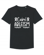 Cure Ableism Tricou mânecă scurtă guler larg Bărbat Skater