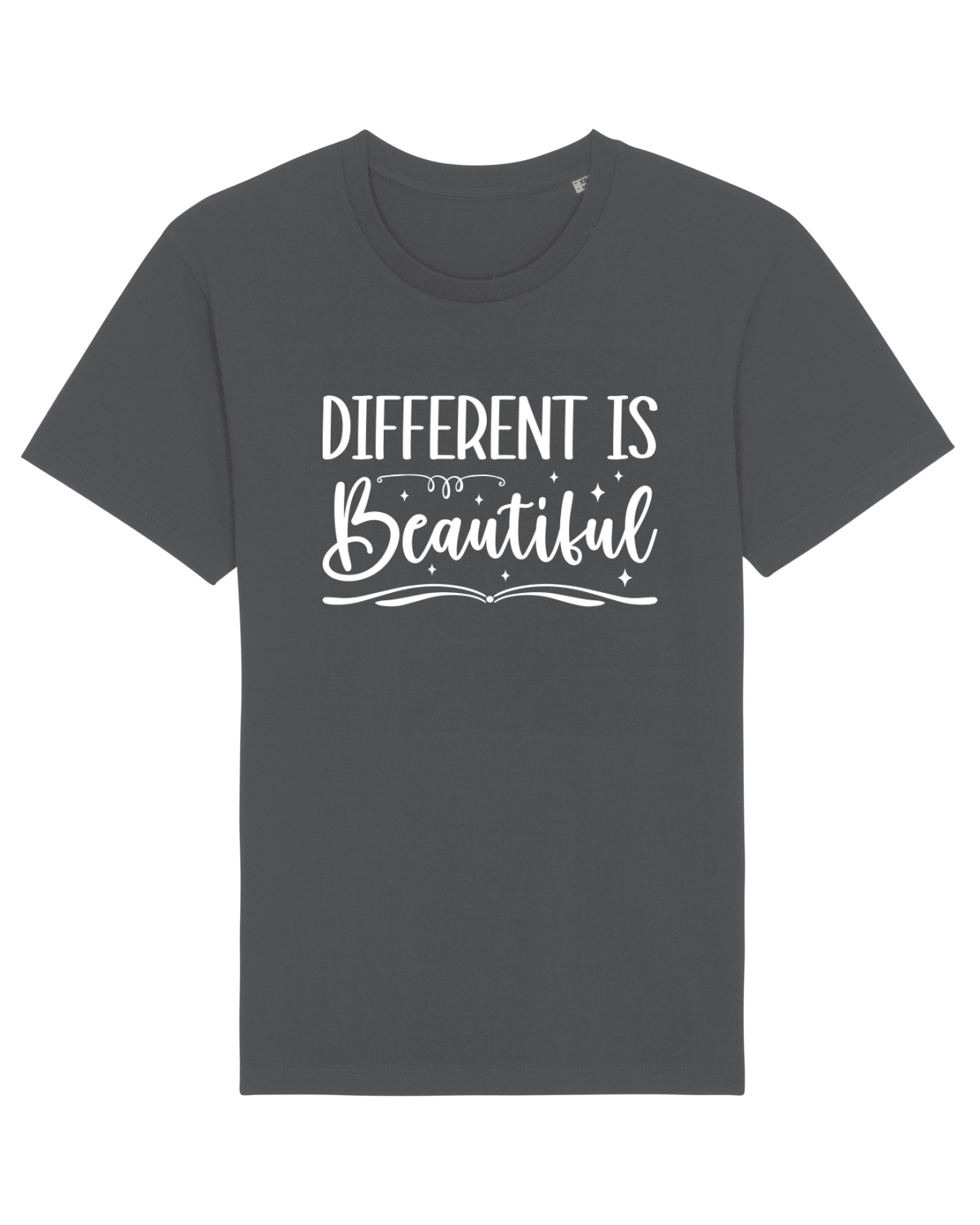 Tricou mânecă scurtă Unisex Rocker Anthracite