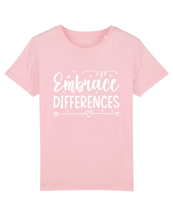 Embrace Differences Cotton Pink