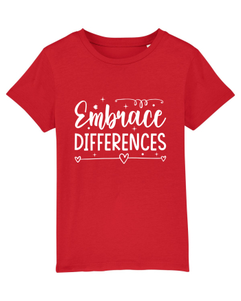 Embrace Differences Red