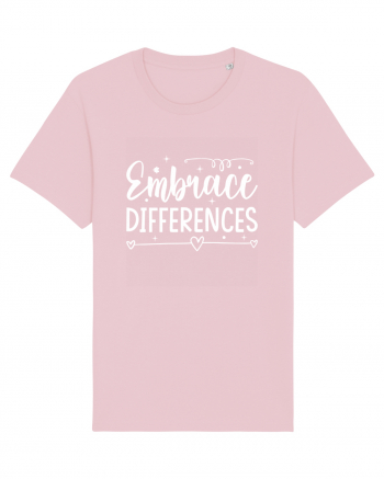 Embrace Differences Cotton Pink