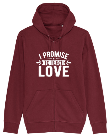 I Promise To Teach Love Burgundy