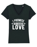 I Promise To Teach Love Tricou mânecă scurtă guler V Damă Evoker
