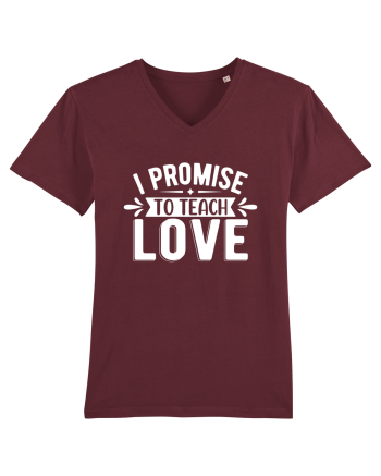 I Promise To Teach Love Burgundy