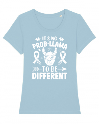 It's No Prob-Llama To Be Different Sky Blue