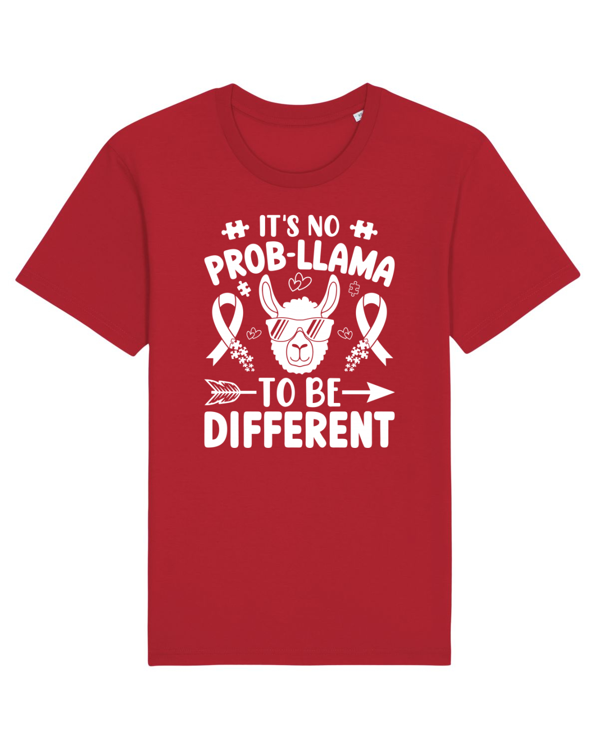 Tricou mânecă scurtă Unisex Rocker Red