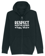 Respect Needs No Words Happy World Hanorac cu fermoar Unisex Connector