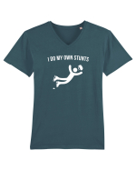 Patinaj Tricou mânecă scurtă guler V Bărbat Presenter