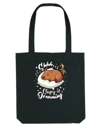 Capy Capybara Drăguț Somnoros Black