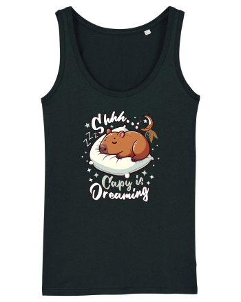 Capy Capybara Drăguț Somnoros Black
