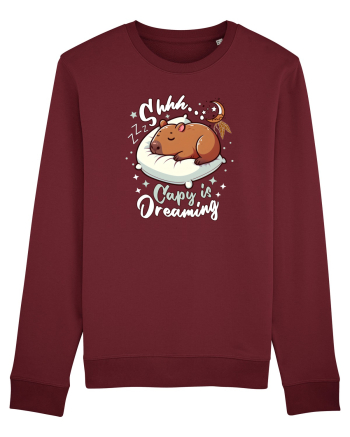 Capy Capybara Drăguț Somnoros Burgundy